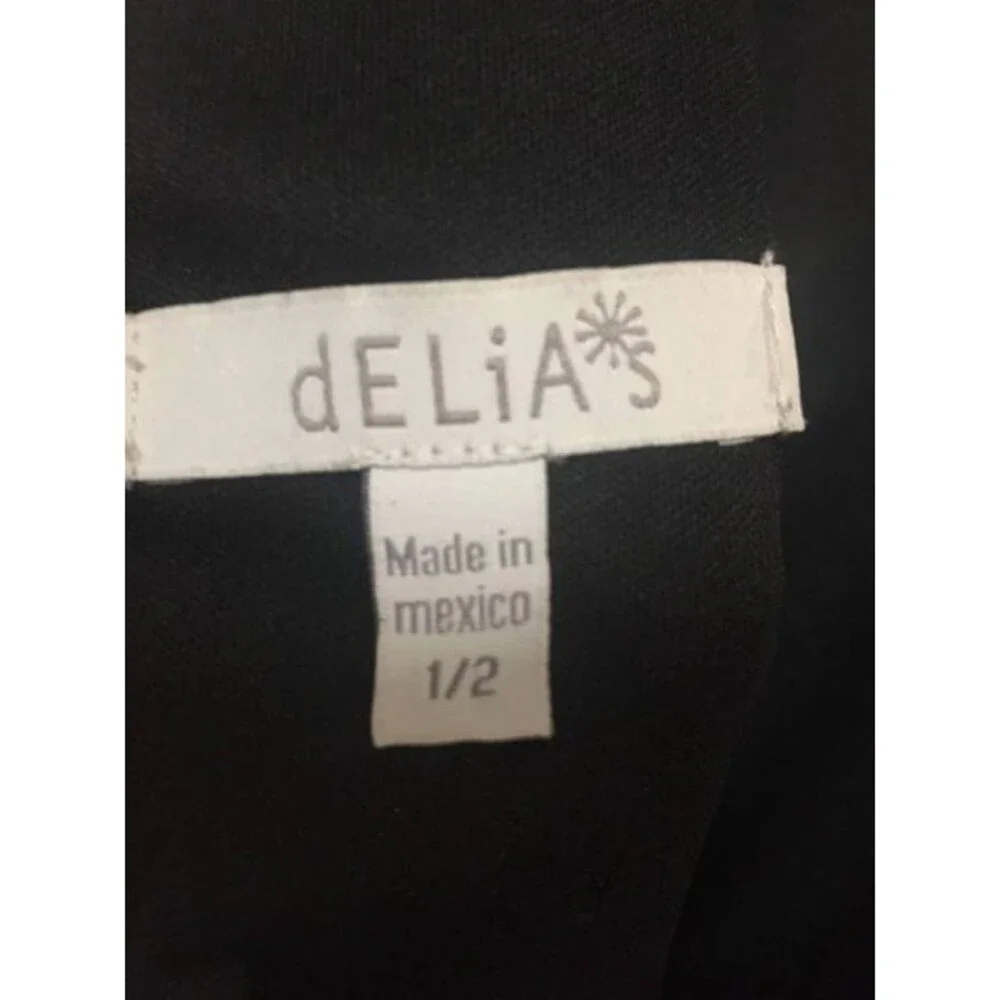 Delia's gorgeous black dress sz 1/2